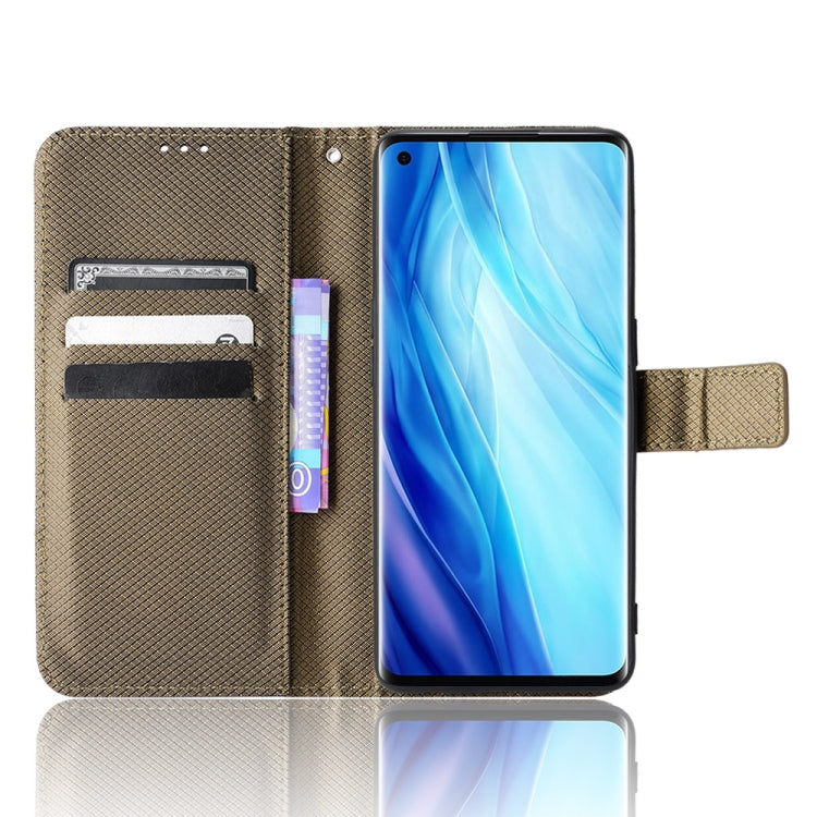 For OPPO Reno4 Pro Global&India&Southeast Asia Diamond Texture Leather Phone Case