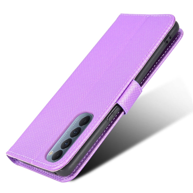 For OPPO Reno4 Pro Global&India&Southeast Asia Diamond Texture Leather Phone Case