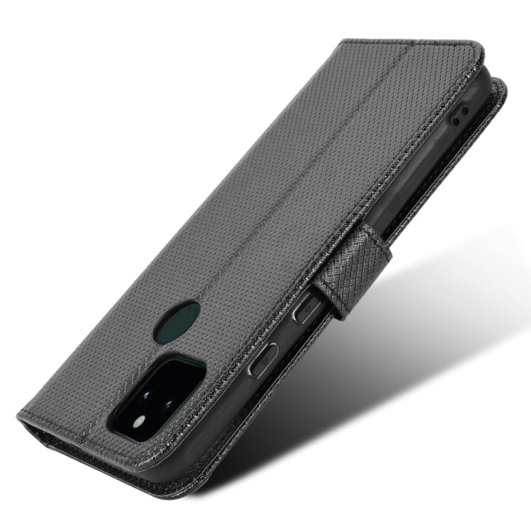For Google Pixel 5a 5G Diamond Texture Leather Phone Case