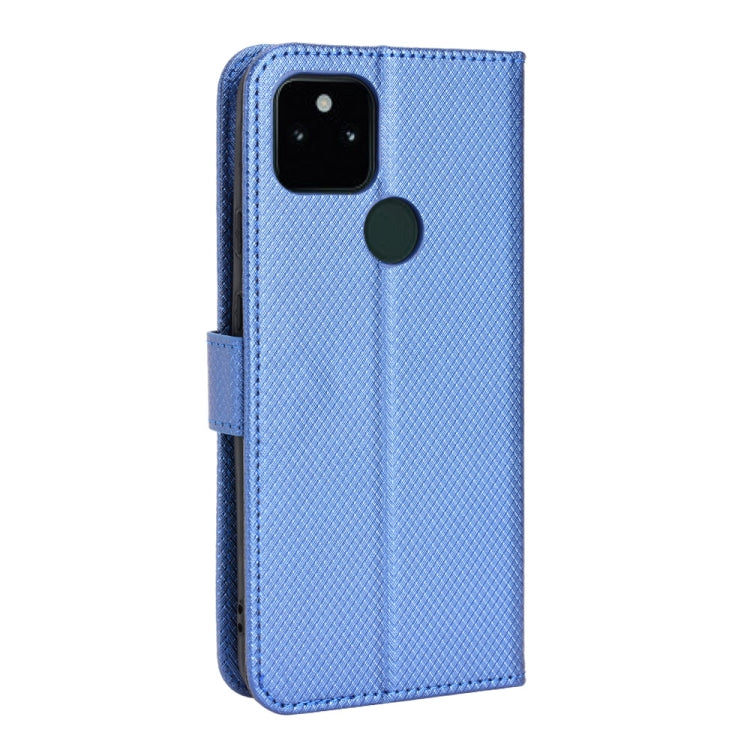 For Google Pixel 5a 5G Diamond Texture Leather Phone Case