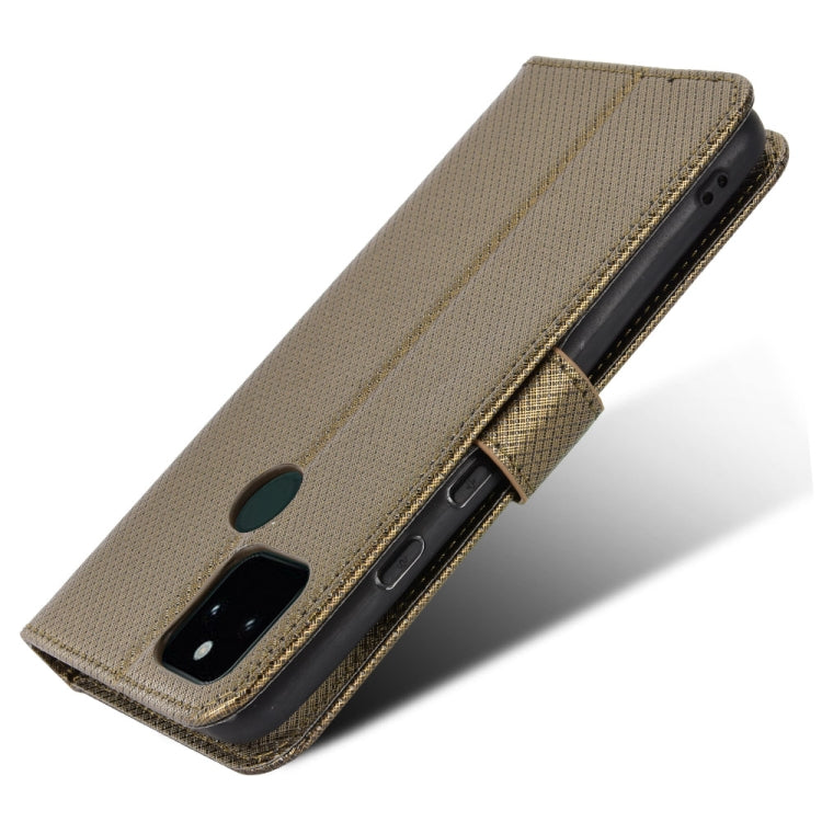 For Google Pixel 5a 5G Diamond Texture Leather Phone Case