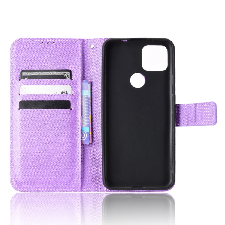 For Google Pixel 5a 5G Diamond Texture Leather Phone Case