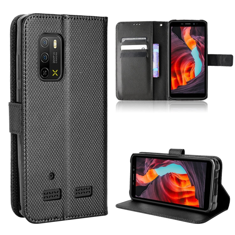 For Ulefone Armor X10 / X10 Pro Diamond Texture Leather Phone Case