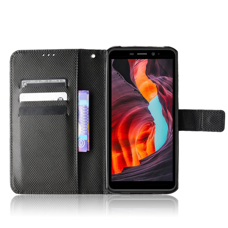 For Ulefone Armor X10 / X10 Pro Diamond Texture Leather Phone Case