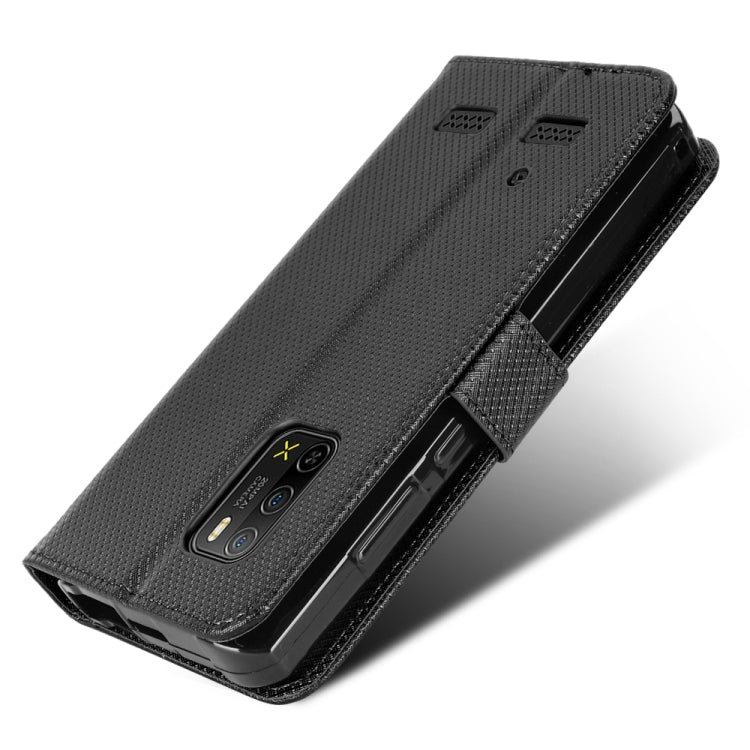 For Ulefone Armor X10 / X10 Pro Diamond Texture Leather Phone Case