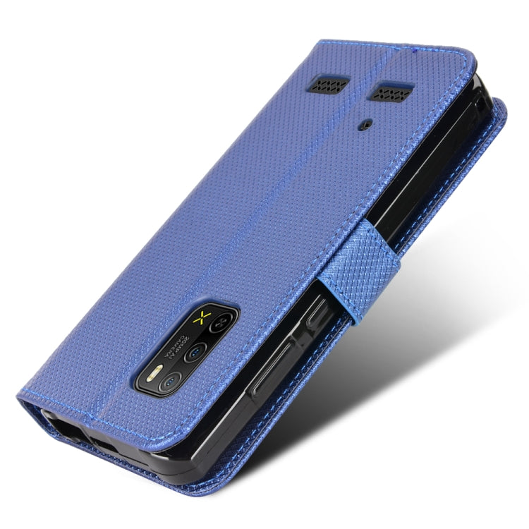 For Ulefone Armor X10 / X10 Pro Diamond Texture Leather Phone Case
