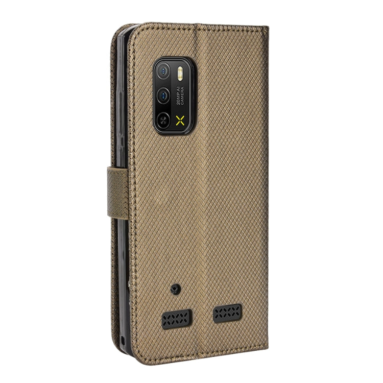 For Ulefone Armor X10 / X10 Pro Diamond Texture Leather Phone Case