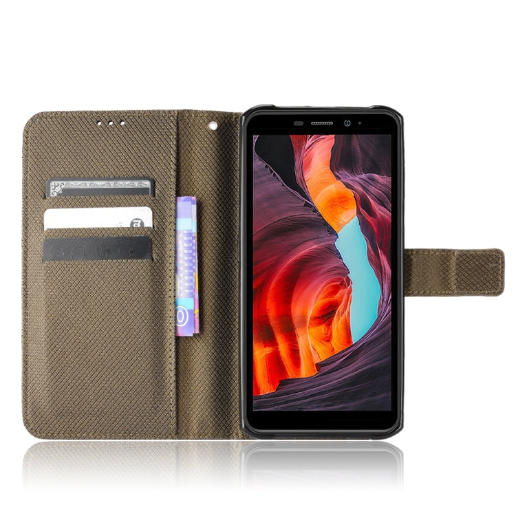 For Ulefone Armor X10 / X10 Pro Diamond Texture Leather Phone Case