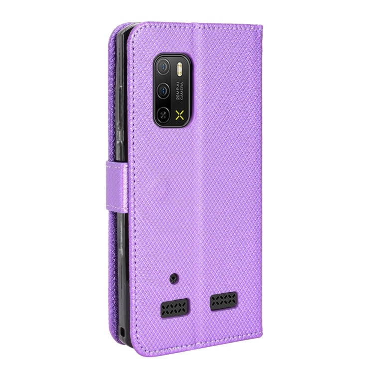 For Ulefone Armor X10 / X10 Pro Diamond Texture Leather Phone Case