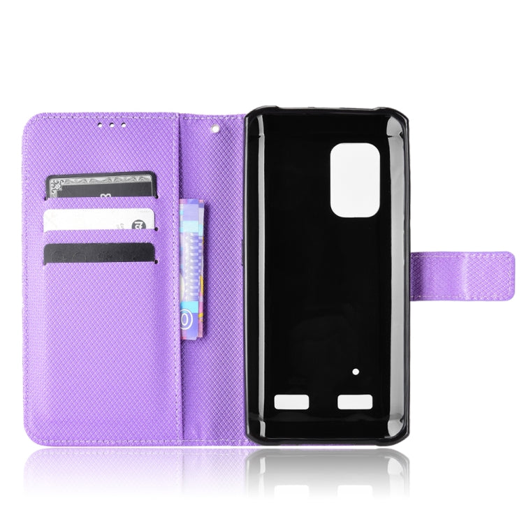 For Ulefone Armor X10 / X10 Pro Diamond Texture Leather Phone Case