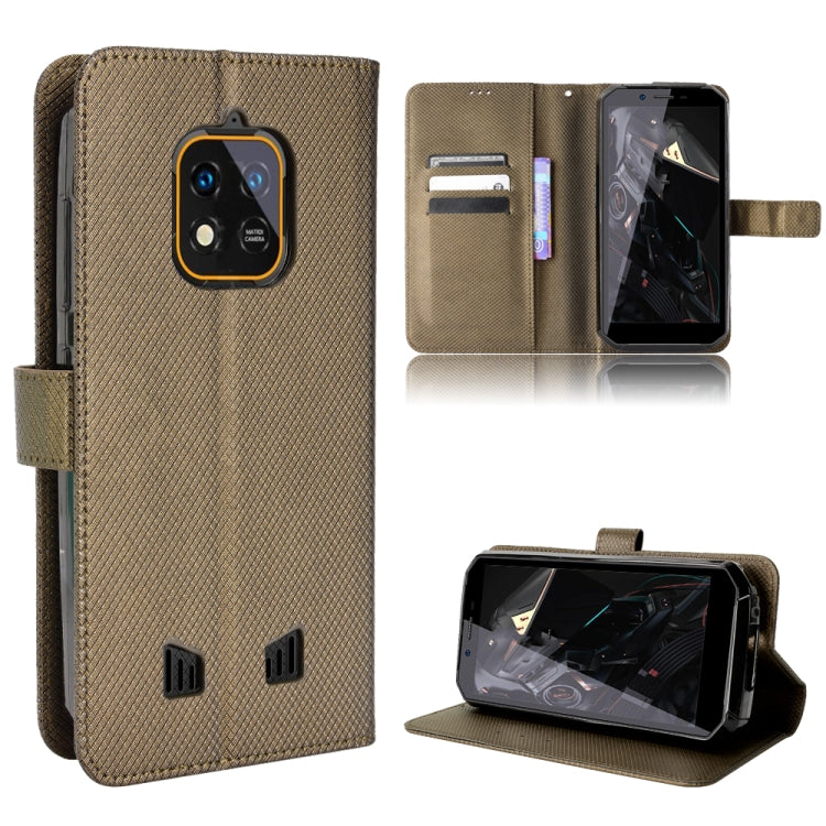 For Oukitel WP18 Diamond Texture Leather Phone Case
