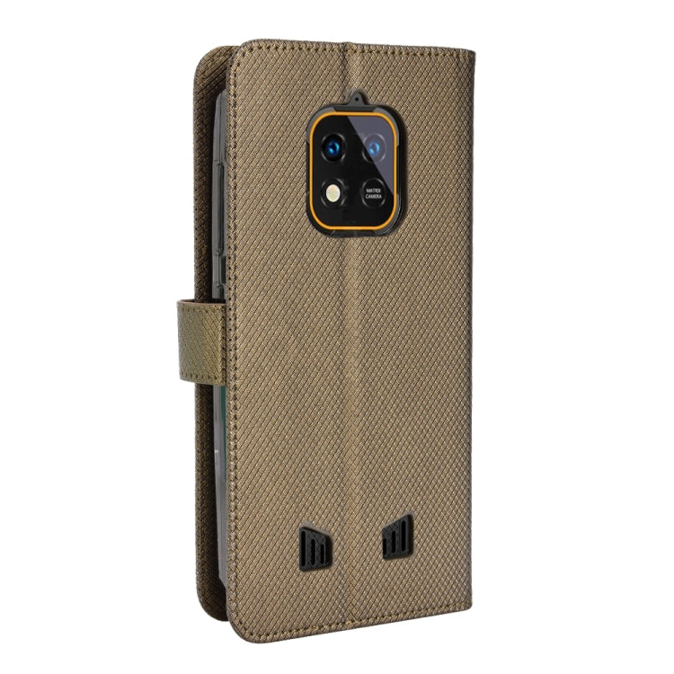 For Oukitel WP18 Diamond Texture Leather Phone Case