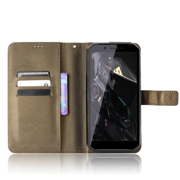 For Oukitel WP18 Diamond Texture Leather Phone Case