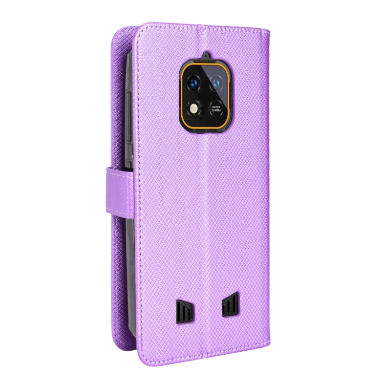 For Oukitel WP18 Diamond Texture Leather Phone Case