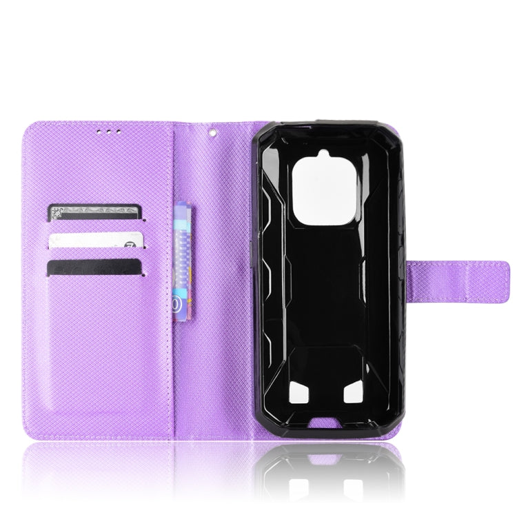 For Oukitel WP18 Diamond Texture Leather Phone Case
