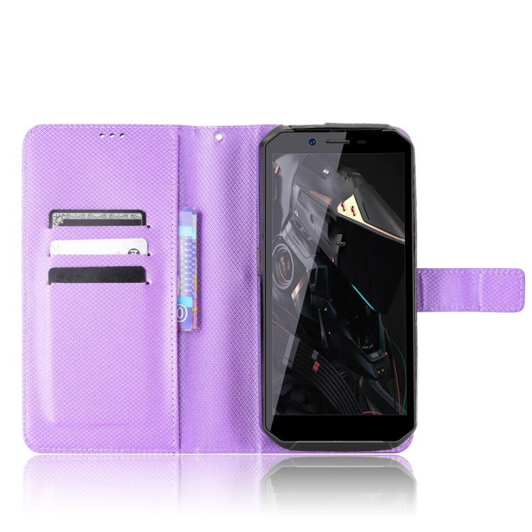 For Oukitel WP18 Diamond Texture Leather Phone Case