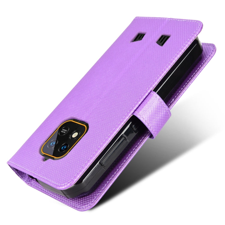 For Oukitel WP18 Diamond Texture Leather Phone Case