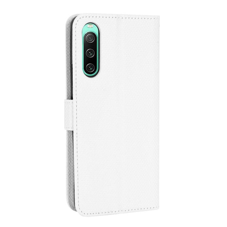 For Sony Xperia 10 IV Diamond Texture Leather Phone Case