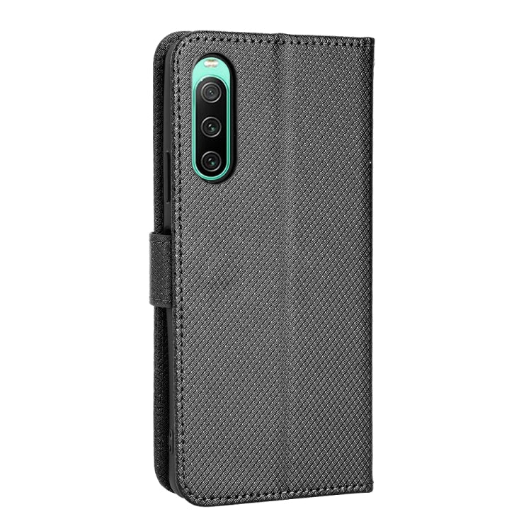 For Sony Xperia 10 IV Diamond Texture Leather Phone Case