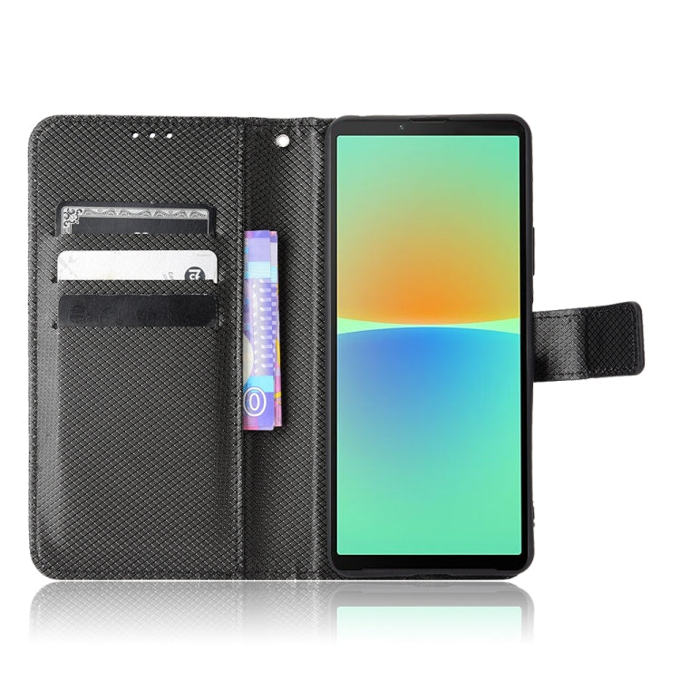 For Sony Xperia 10 IV Diamond Texture Leather Phone Case