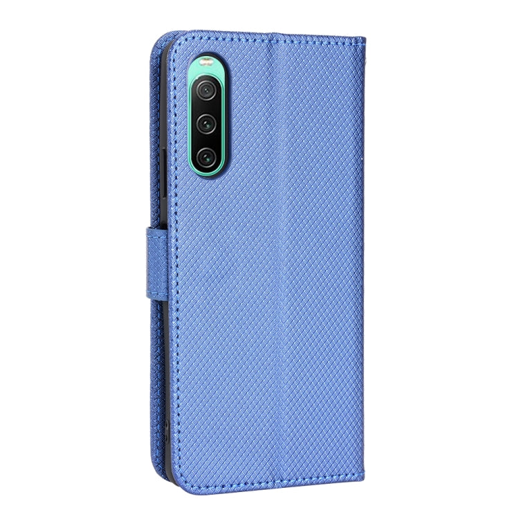For Sony Xperia 10 IV Diamond Texture Leather Phone Case