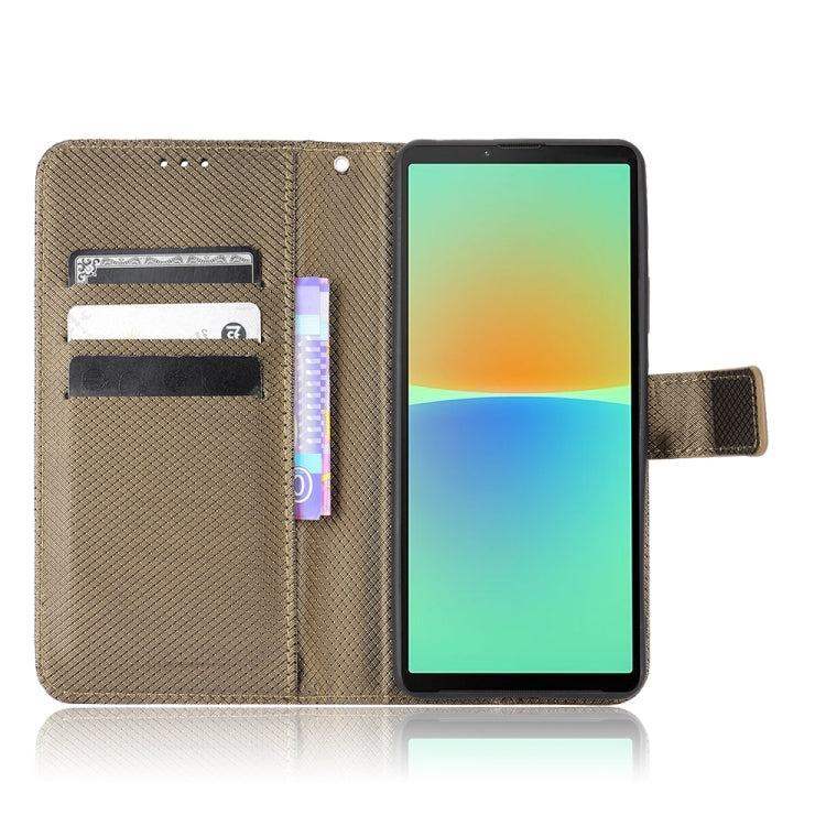 For Sony Xperia 10 IV Diamond Texture Leather Phone Case