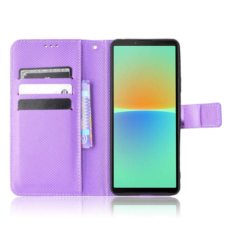 For Sony Xperia 10 IV Diamond Texture Leather Phone Case