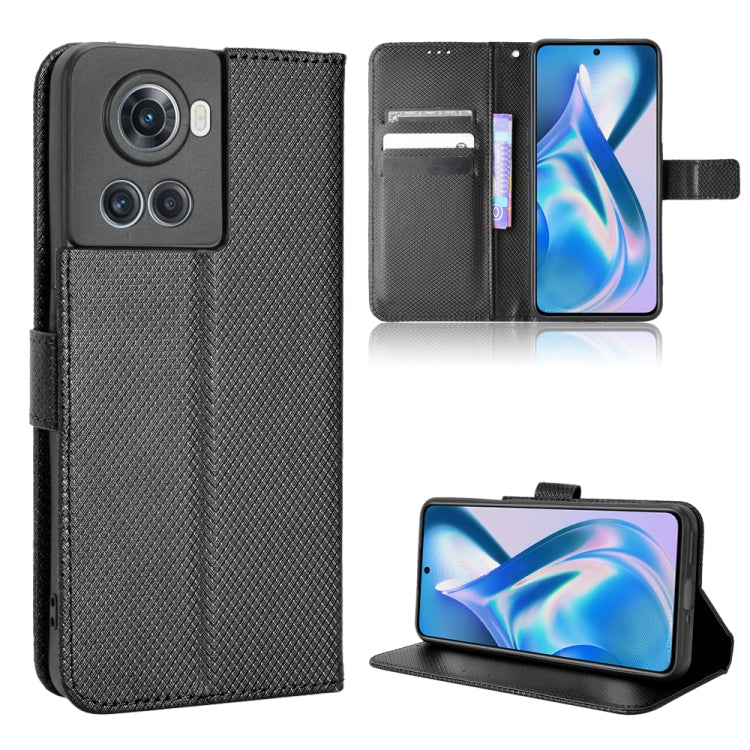 For OnePlus Ace 5G / 10R Diamond Texture Leather Phone Case