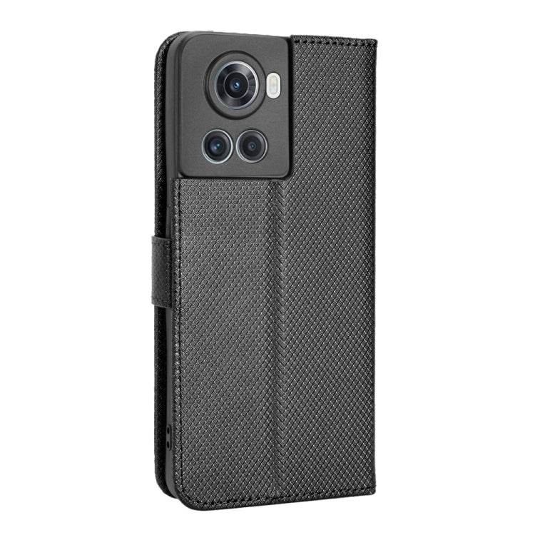 For OnePlus Ace 5G / 10R Diamond Texture Leather Phone Case