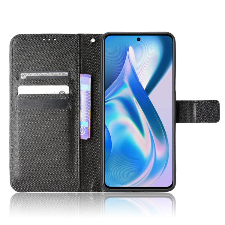 For OnePlus Ace 5G / 10R Diamond Texture Leather Phone Case