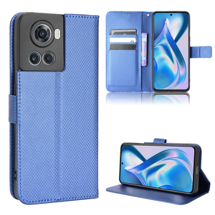 For OnePlus Ace 5G / 10R Diamond Texture Leather Phone Case