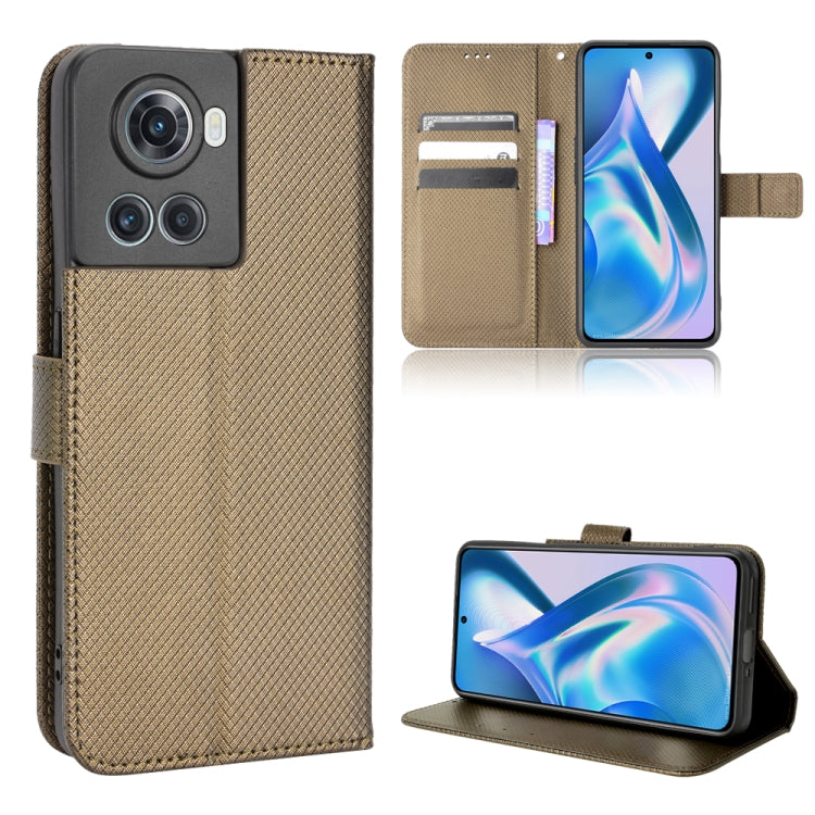For OnePlus Ace 5G / 10R Diamond Texture Leather Phone Case