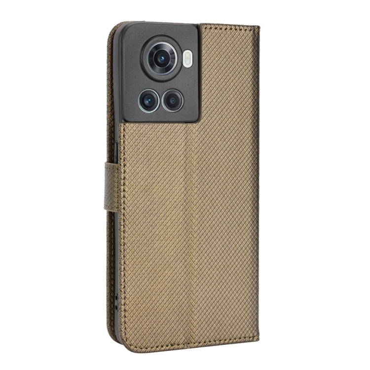 For OnePlus Ace 5G / 10R Diamond Texture Leather Phone Case