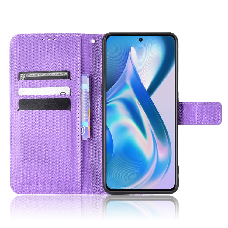 For OnePlus Ace 5G / 10R Diamond Texture Leather Phone Case
