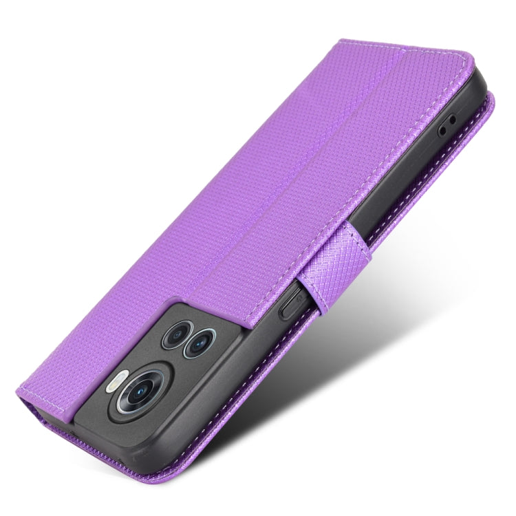 For OnePlus Ace 5G / 10R Diamond Texture Leather Phone Case