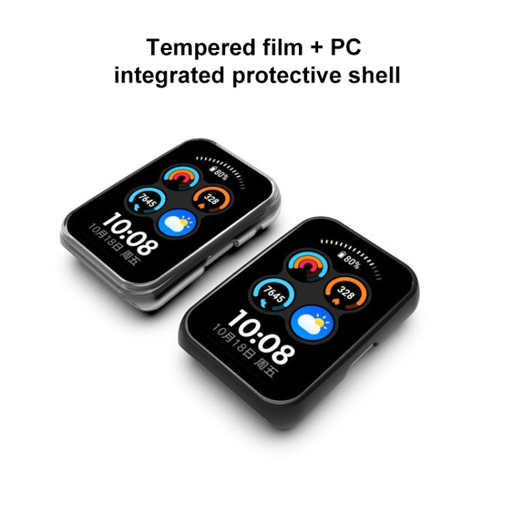 For Huawei Watch Fit / Honor Watch ES PC + Tempered Glass Watch Case