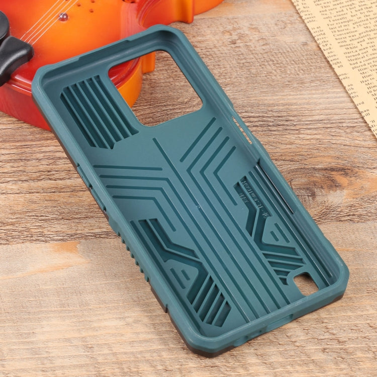 For OPPO Realme C31 Armor Warrior PC + TPU Phone Case