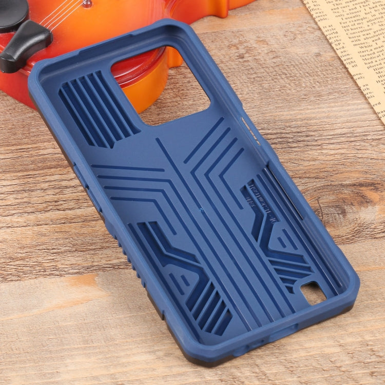 For OPPO Realme C31 Armor Warrior PC + TPU Phone Case