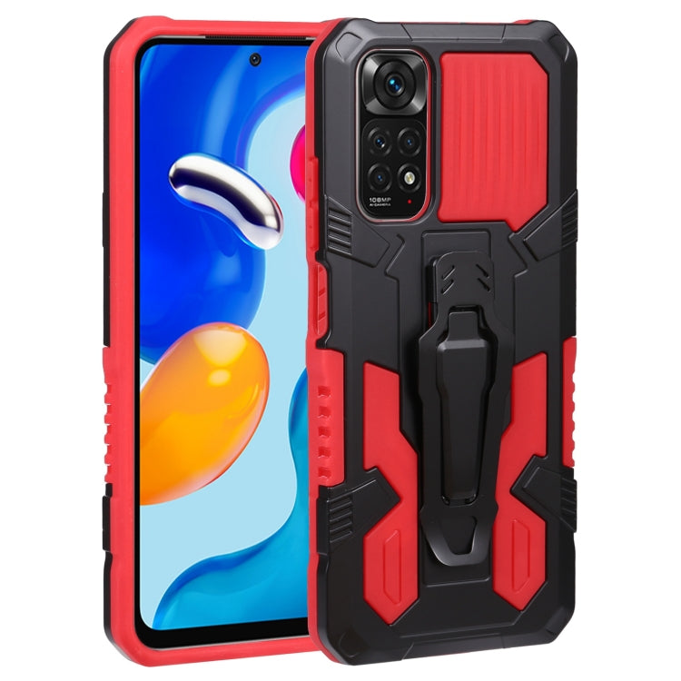 For Xiaomi Redmi Note 11S Armor Warrior PC + TPU Phone Case