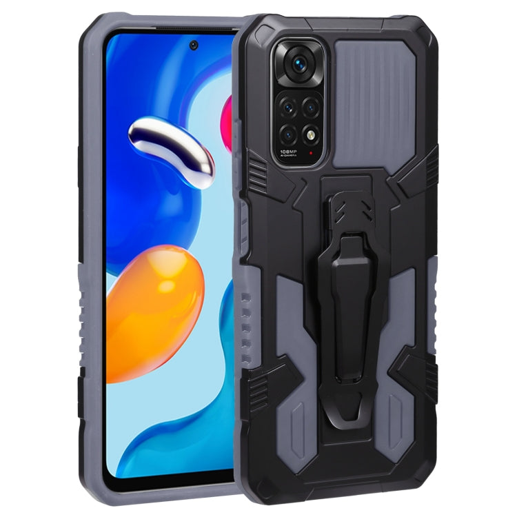 For Xiaomi Redmi Note 11S Armor Warrior PC + TPU Phone Case