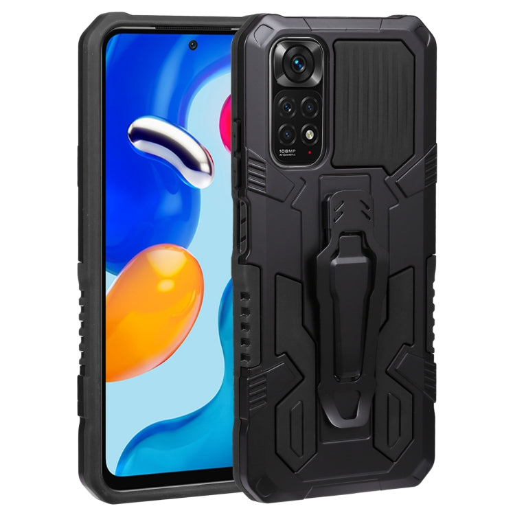 For Xiaomi Redmi Note 11S Armor Warrior PC + TPU Phone Case