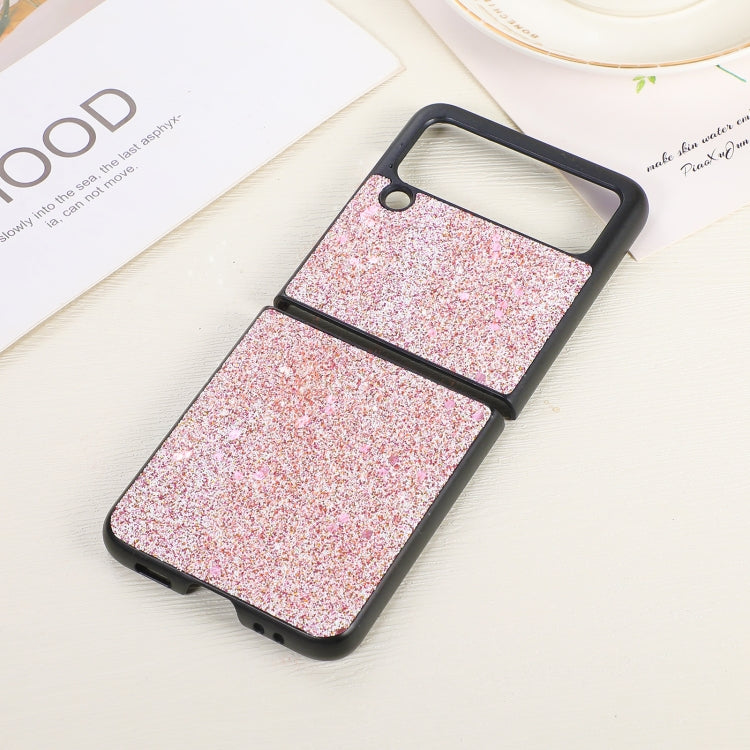 For Samsung Galaxy Z Flip3 5G Glitter PU Leather Phone Case