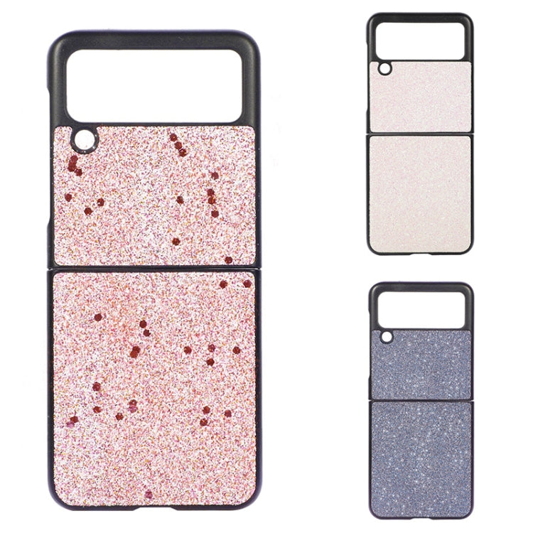 For Samsung Galaxy Z Flip3 5G Glitter PU Leather Phone Case