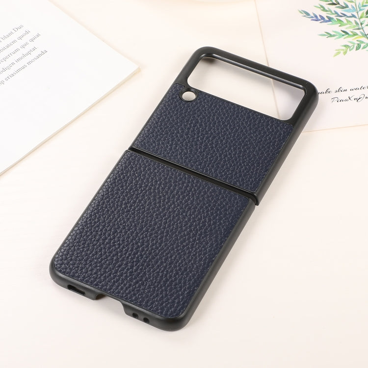 For Samsung Galaxy Z Flip3 5G Genuine Leather Lychee Texture Phone Case