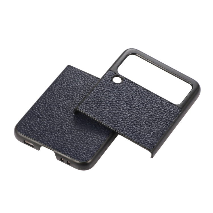 For Samsung Galaxy Z Flip3 5G Genuine Leather Lychee Texture Phone Case