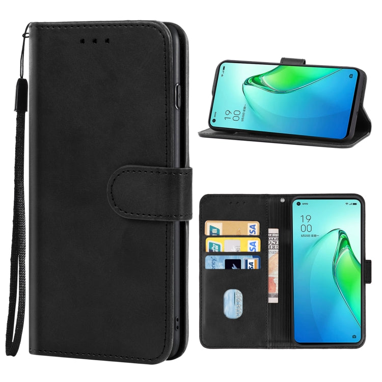 For OPPO Reno8 Leather Phone Case