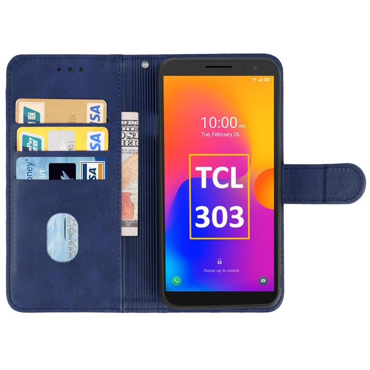 For TCL 303 Leather Phone Case