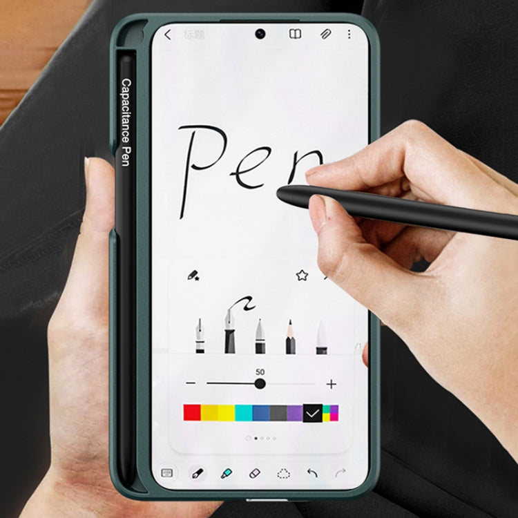 For Samsung Galaxy S22 5G GKK Ultra-thin Skin Feel Phone Case with Stylus