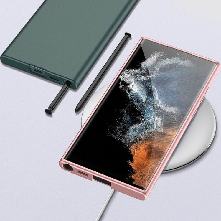 For Samsung Galaxy S22 Ultra 5G GKK Ultra-thin Skin Feel Phone Case with Stylus