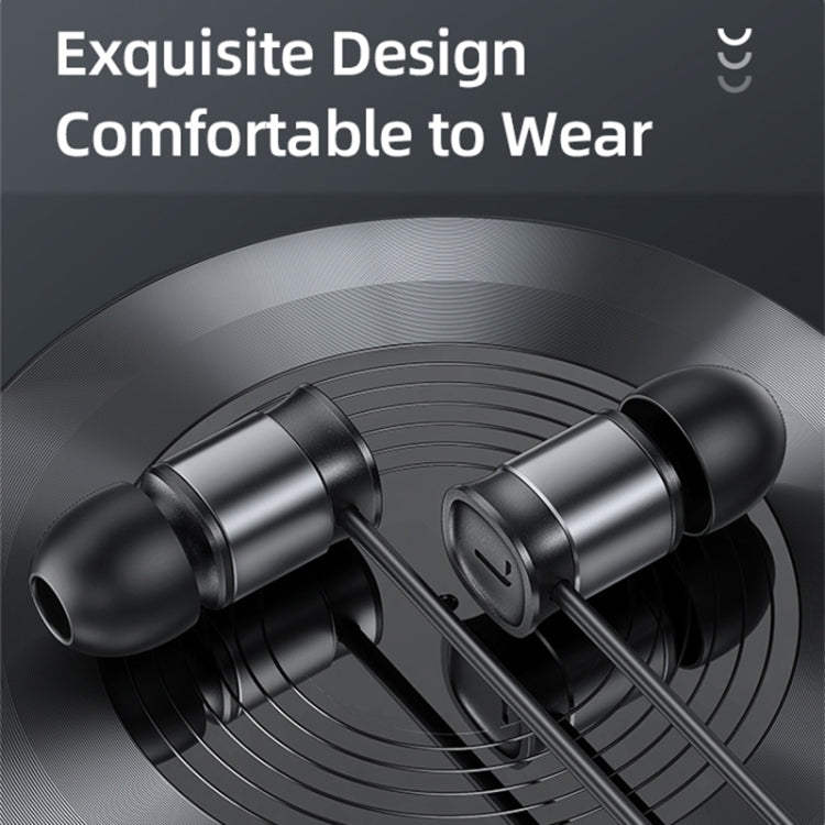 USAMS US-SJ576 EP-46 3.5mm In-Ear Aluminum Alloy Wired Headphones